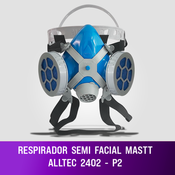 RESPIRADOR--SEMI--FACIAL--MASTT---ALLTEC--2402-----P2