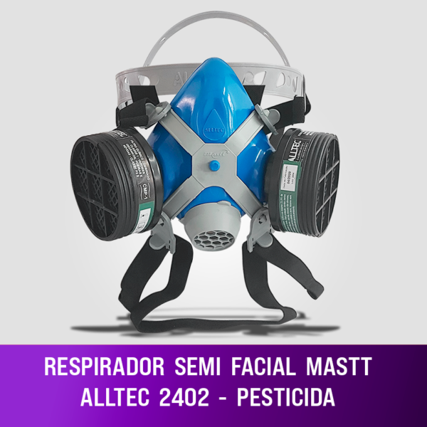 RESPIRADOR--SEMI--FACIAL--MASTT---ALLTEC--2402-----PESTICIDA