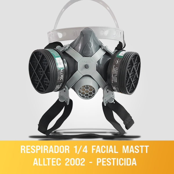 RESPIRADOR--1.4--FACIAL--MASTT---ALLTEC--2002-----PESTICIDA