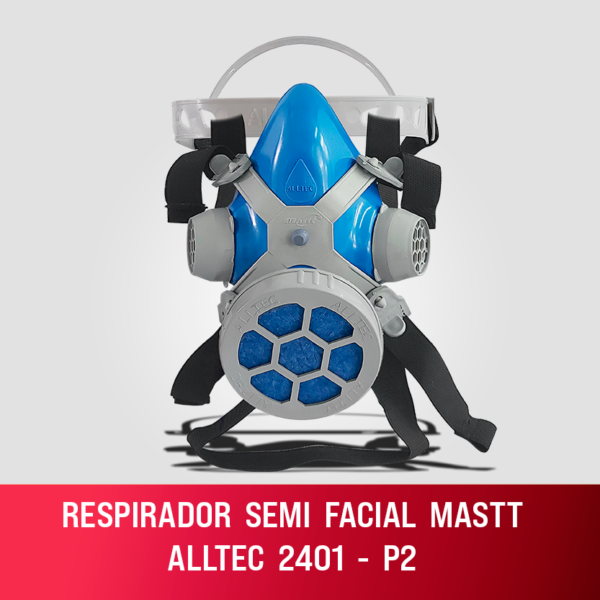 RESPIRADOR--SEMI--FACIAL--MASTT---ALLTEC--2401-----P2