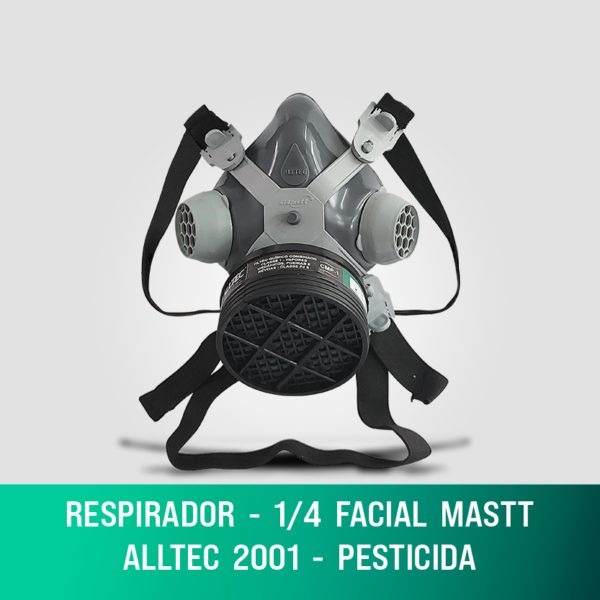 RESPIRADOR-----1.4--FACIAL--MASTT--ALLTEC--2001-----PESTICIDA