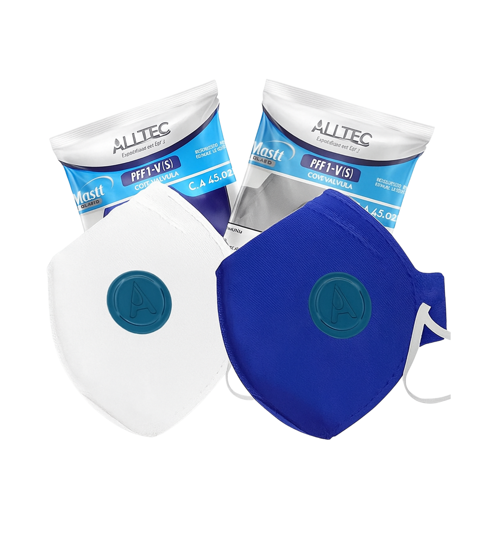 23 Máscaras PFF1 1505 Descartáveis - Image 1